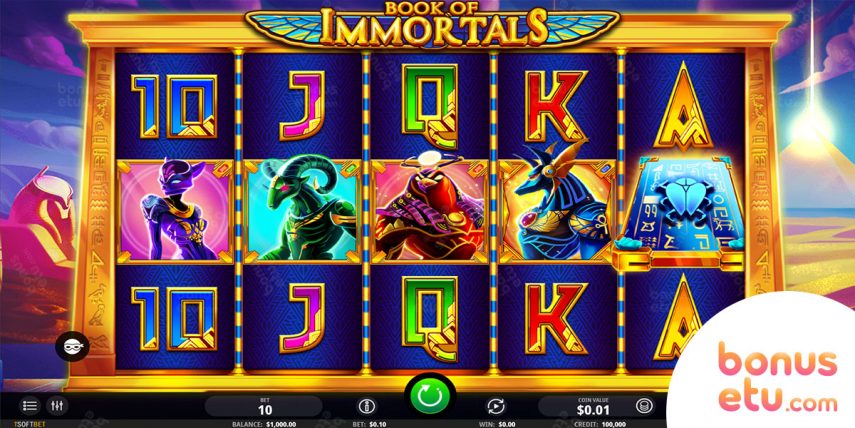 Book of Immortals iSoftBet