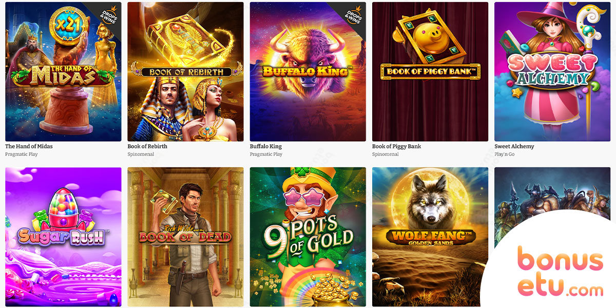 Lucky spins spillutvalg