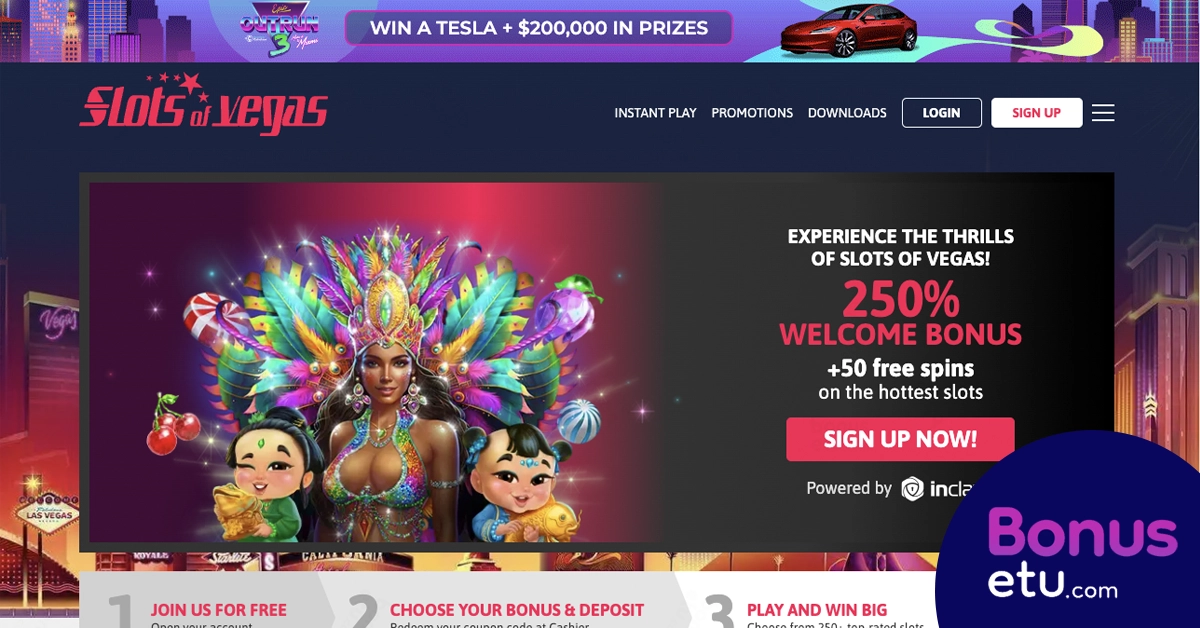 Slots of Vegas etusivu