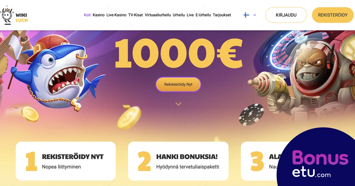 Wiki Luck casino etusivu