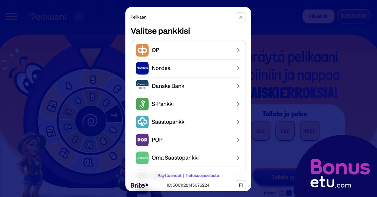 Pelikaani casino rekisteröityminen
