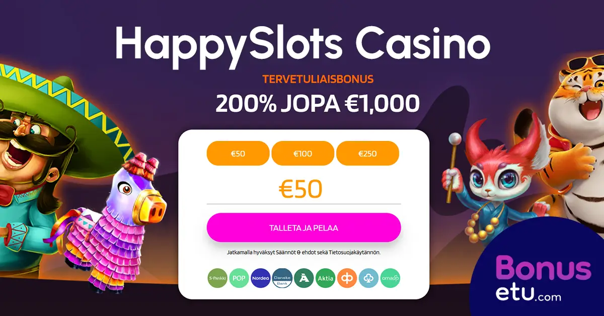 happyslots tervetuliaisbonus