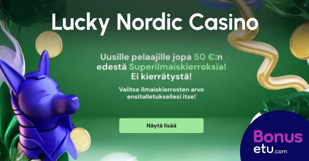 lucky nordic tervetuliaisbonus