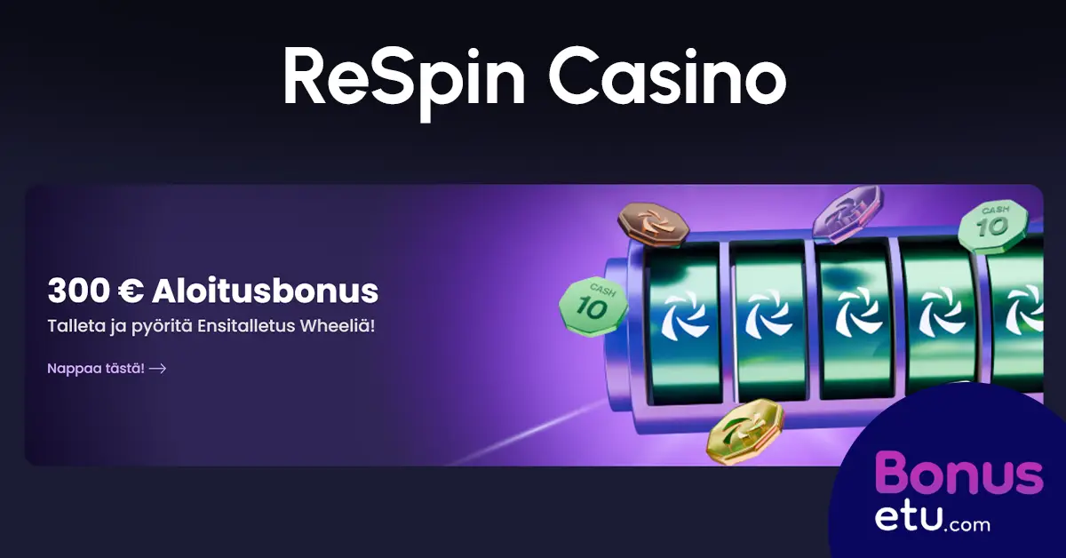 respin tervetuliaisbonus
