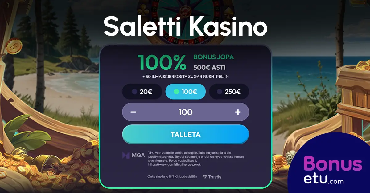 saletti kasino tervetuliaisbonus
